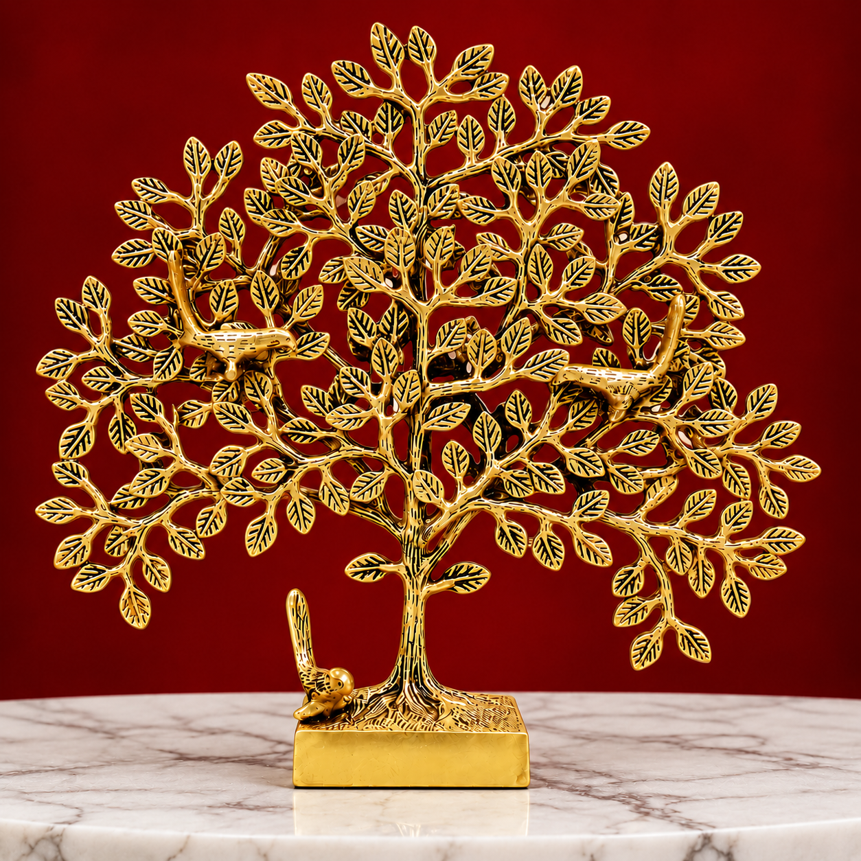 Brass Tree of Life  Kalpavriksha  12 Inches