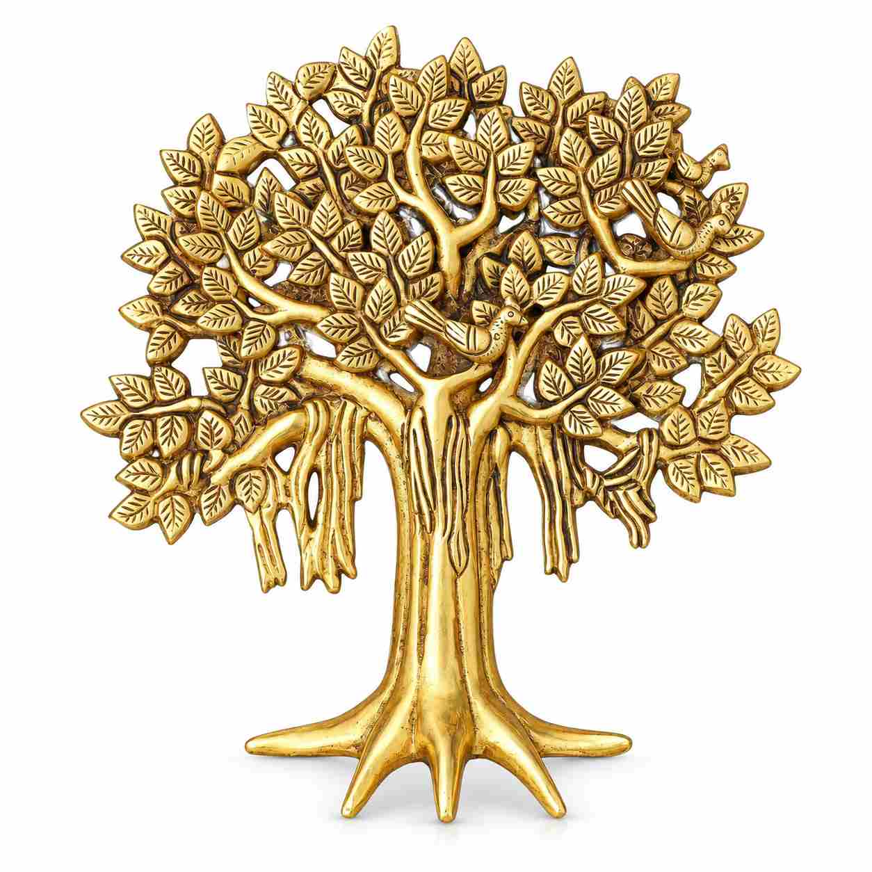 Brass Kalpavriksha Tree Wall Hangingimage 2