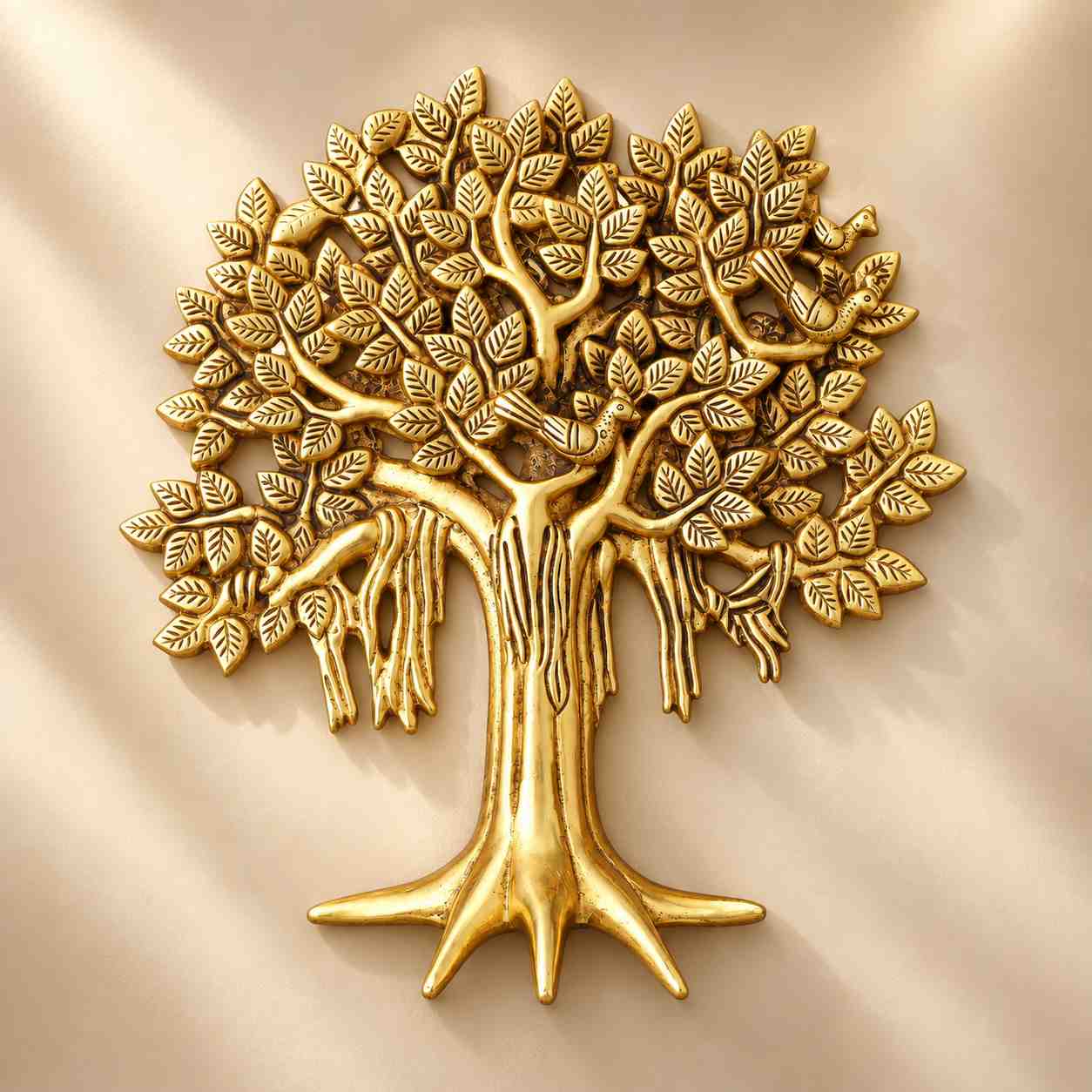 Brass Kalpavriksha Tree Wall Hangingimage 3