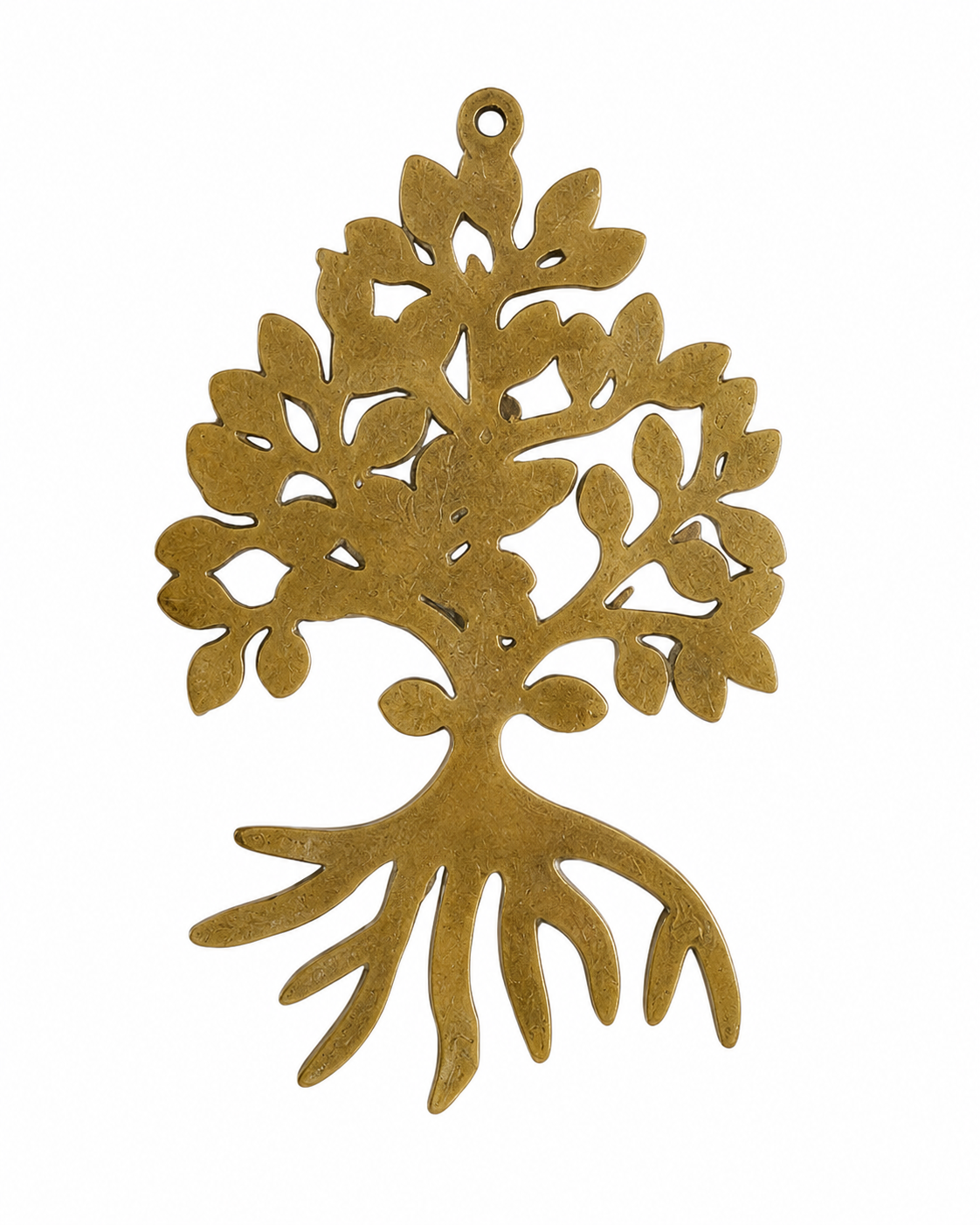 Brass Kalpavriksha Root Tree Wall Hanging  9 Inchesimage 5