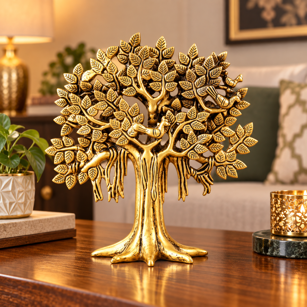 Brass Kalpavriksha Tree 1.250 kgimage 4