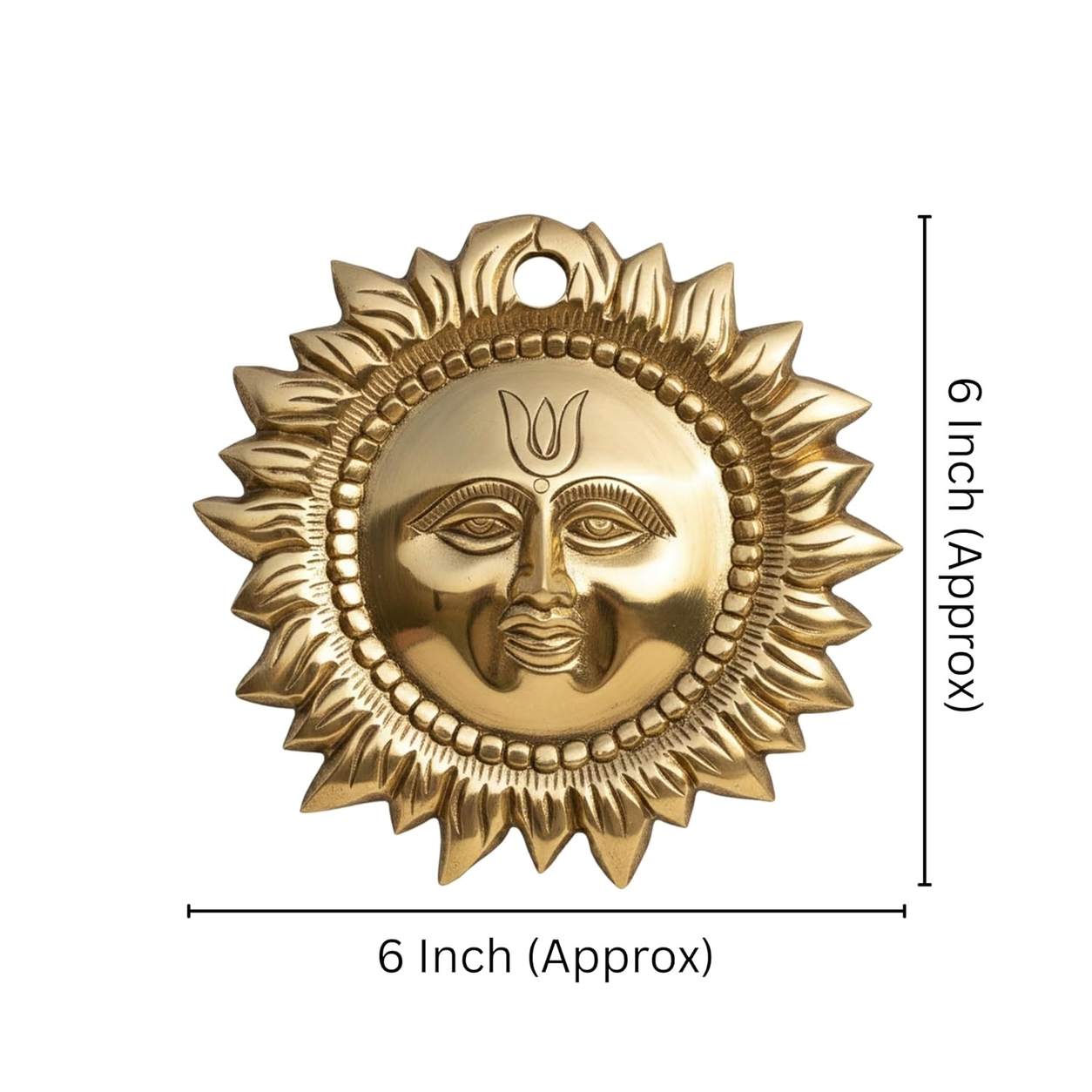 Brass Sun Wall Hangingimage 4